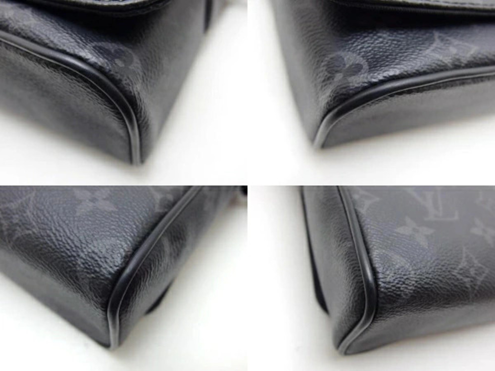 Louis Vuitton District NM Shoulder Bag Monogram Eclipse Black